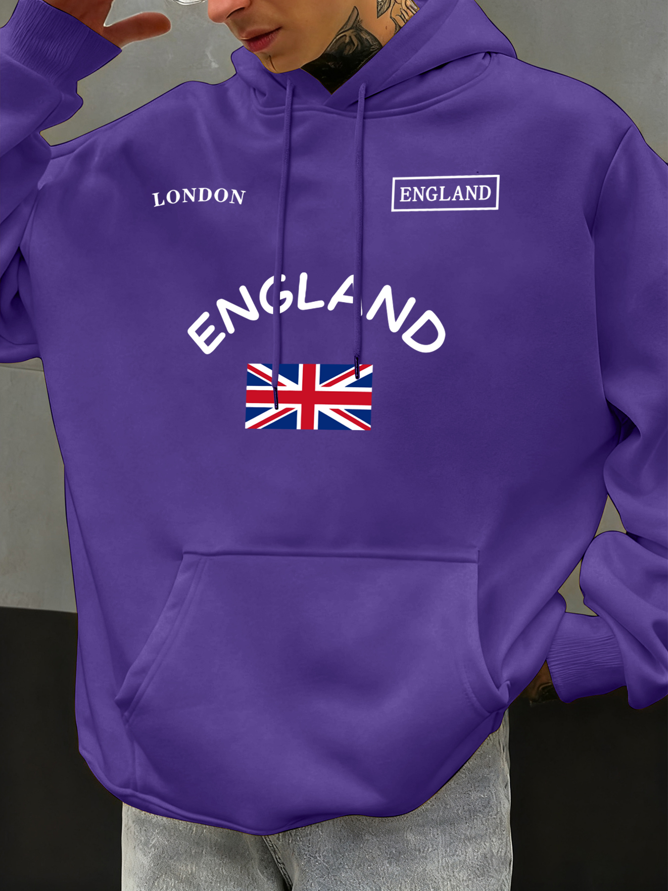 Winter Clothing London - London England Union Design Men Hoodie
