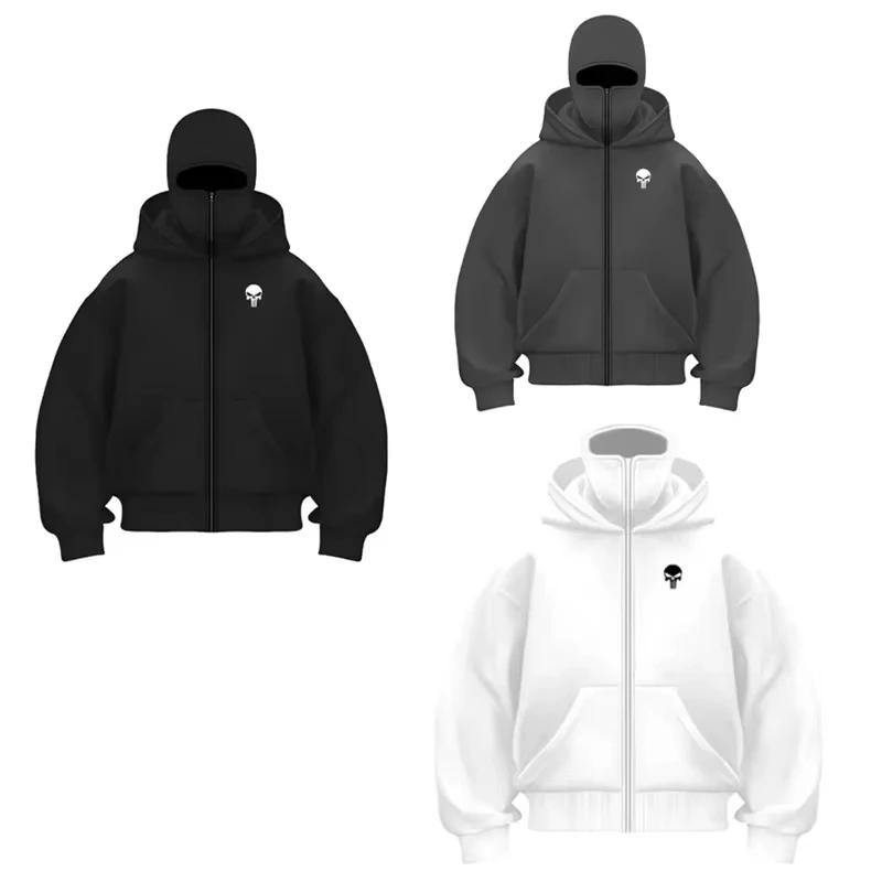 Winter Clothing Dress Up - Unisex Double Hooded Fleece Sweatshirt Woman