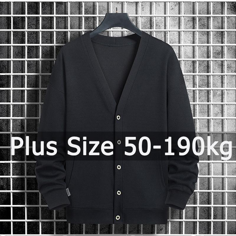 Plus Size Sweater Cardigan Men - Winter Clothing Men Style avaliação e preço