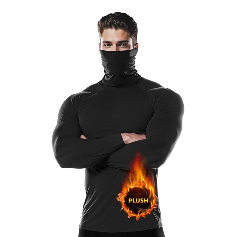 Mens Winter Fleece Hooded Tigh - Thermal Base Layer avaliação e preço