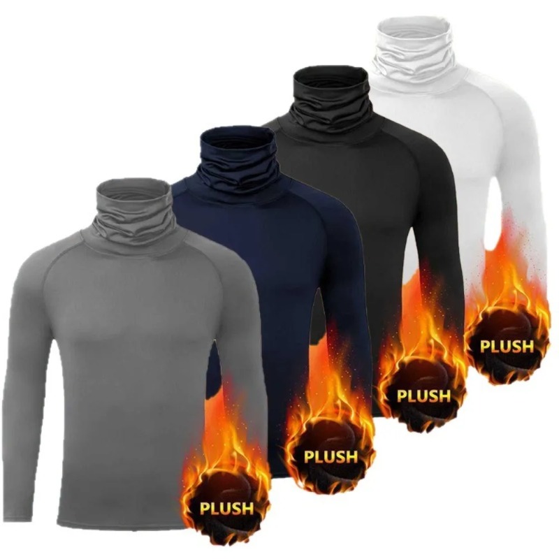 Mens Winter Fleece Hooded Tigh - Thermal Base Layer avaliação e preço