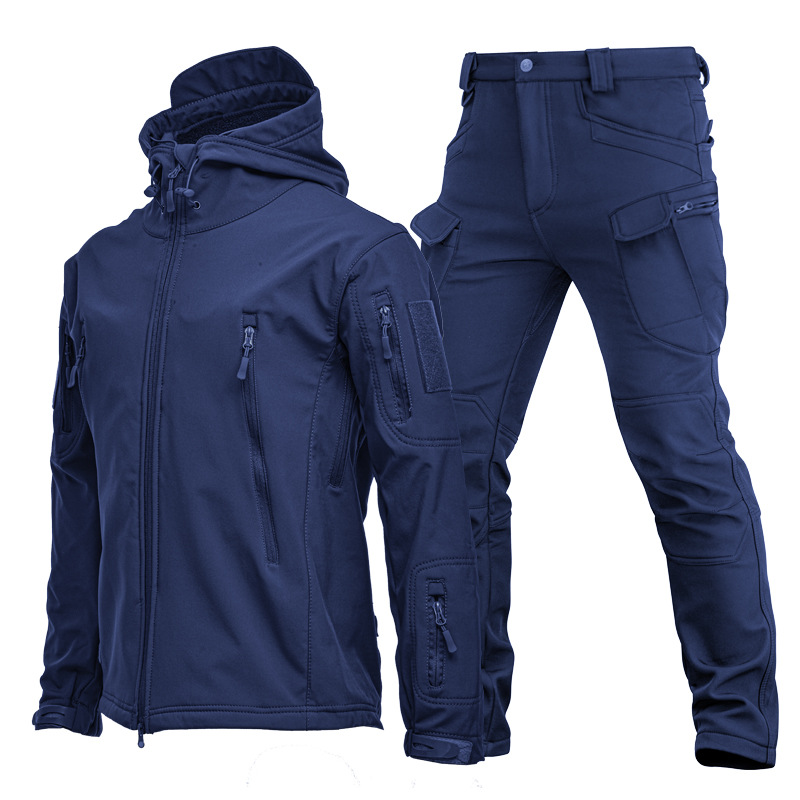 Mens Outdoor Shark Skin Softsh - Windproof Jacket Softshell avaliação e preço