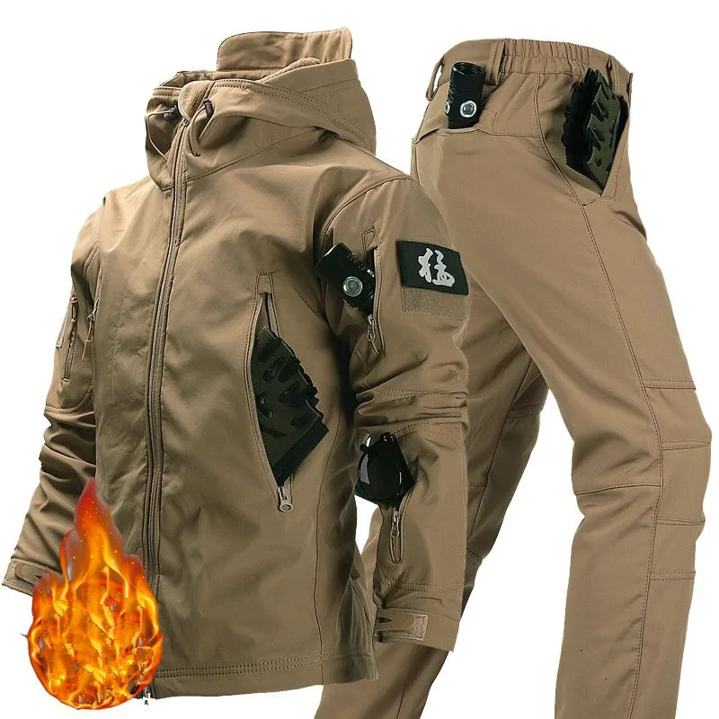 Men's Outdoor Soft Shell Jacke - Windproof Jacket Softshell avaliação e preço