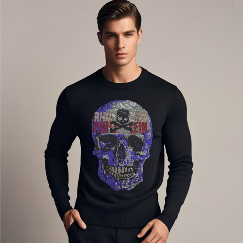 Men's Skull Head Sweatershirts - Quality Winter Clothing avaliação e preço