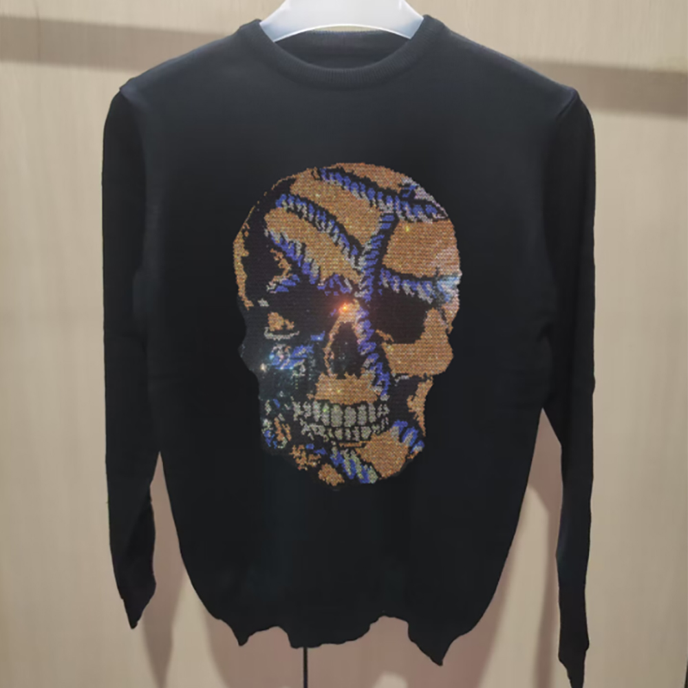 Men's Skull Head Sweatershirts - Quality Winter Clothing avaliação e preço