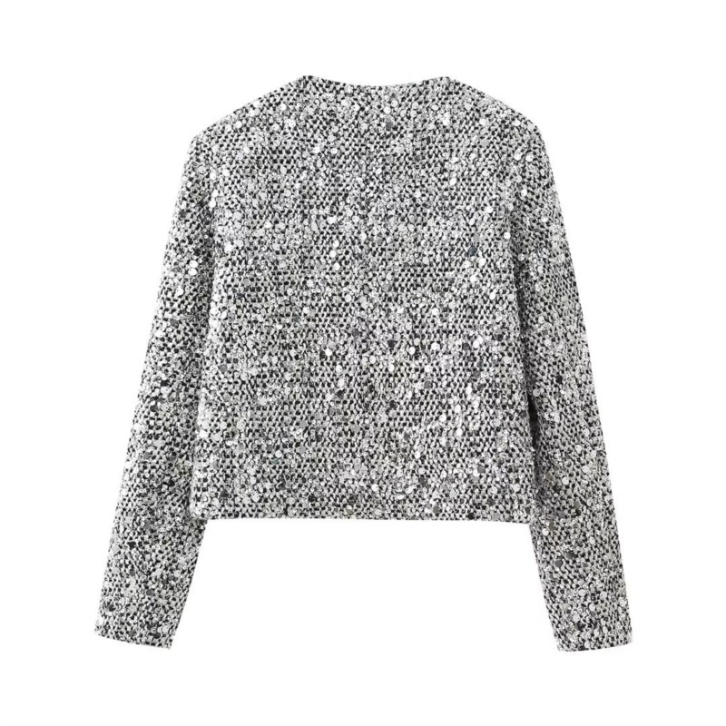 Party Club chic shiny Blazer s - Winter Clothing Dress Up avaliação e preço
