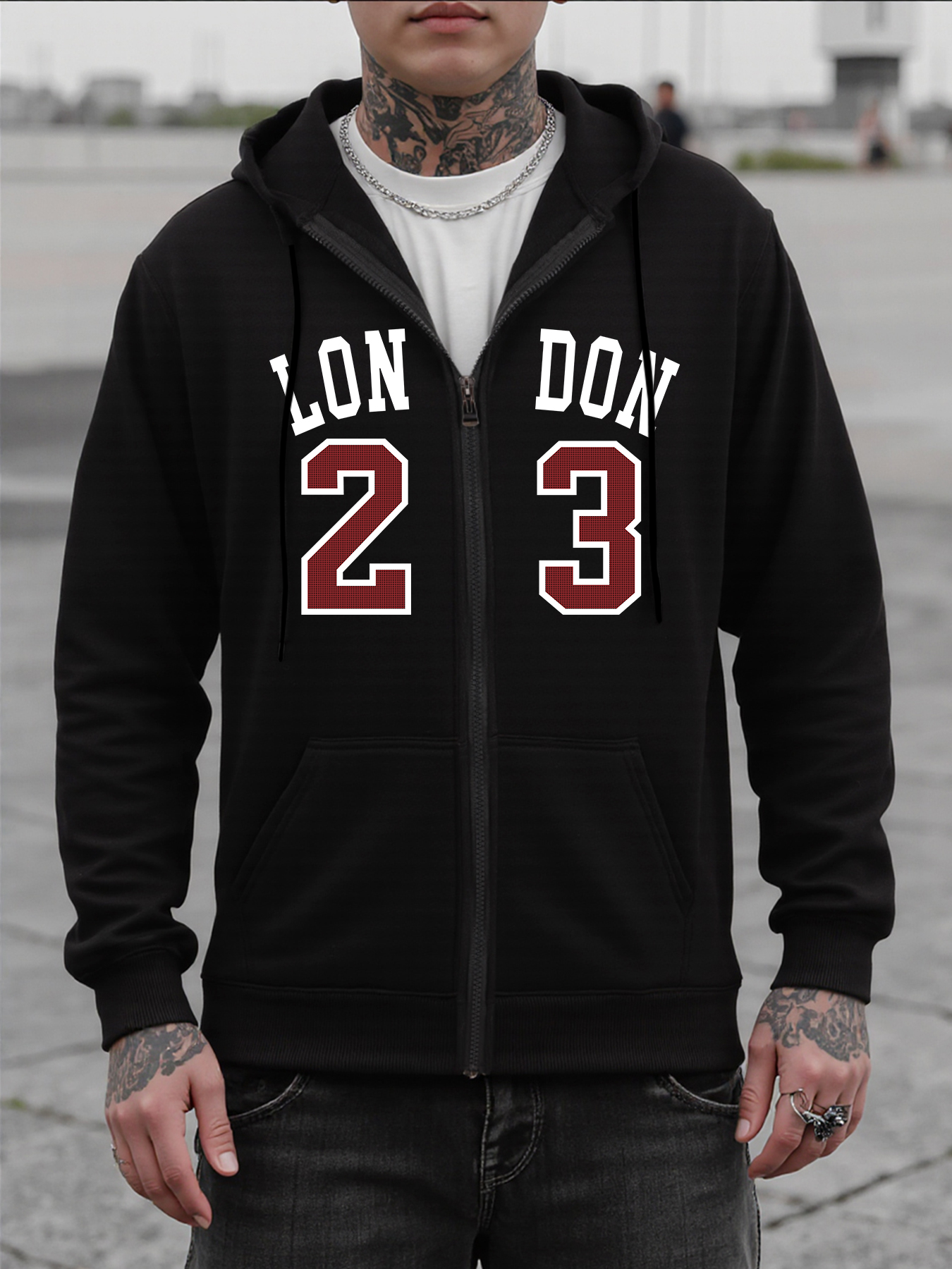 London Number 23 Printed Men Z - Winter Clothing London avaliação e preço