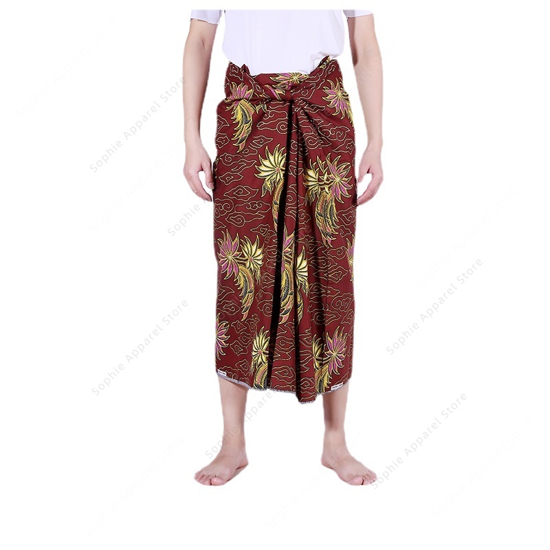 Sarong for Men Women Myanmar L - Winter Clothing Malaysia avaliação e preço