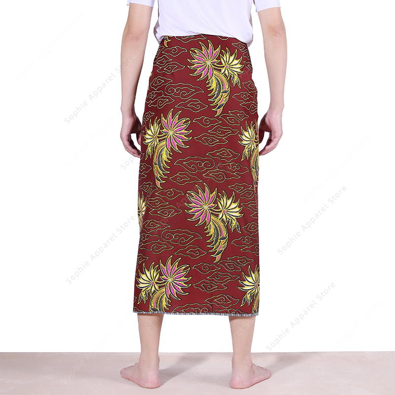 Sarong for Men Women Myanmar L - Winter Clothing Malaysia avaliação e preço