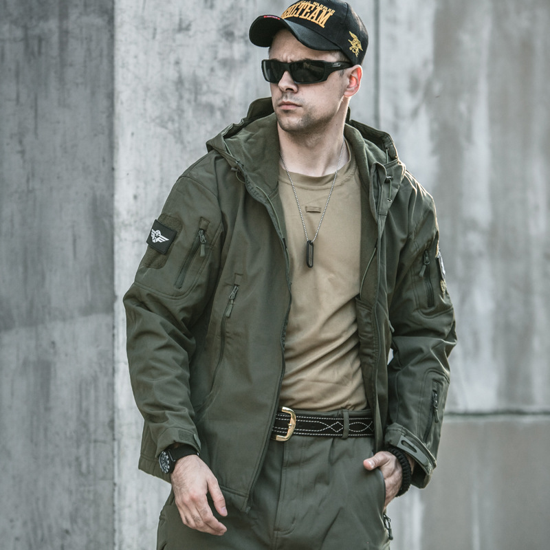 2025 Shark Skin Soft Shell Win - Windproof Jacket Softshell avaliação e preço