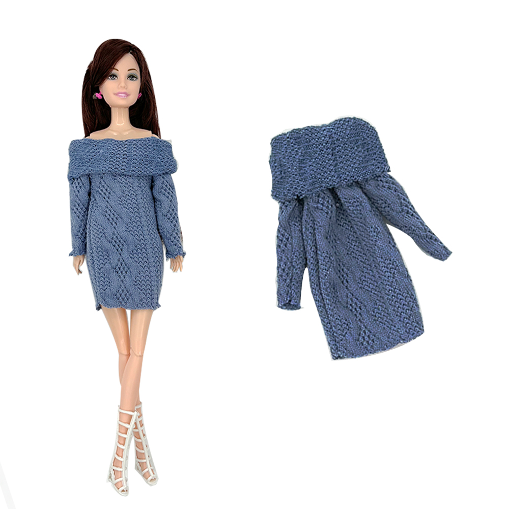 4PCS Fashion Sweater Dresses f - Winter Clothing Dress Up avaliação e preço