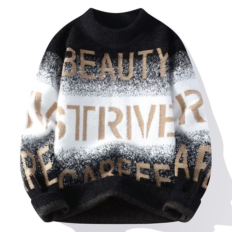 Autumn Winter Men's Sweaters H - Quality Winter Clothing avaliação e preço