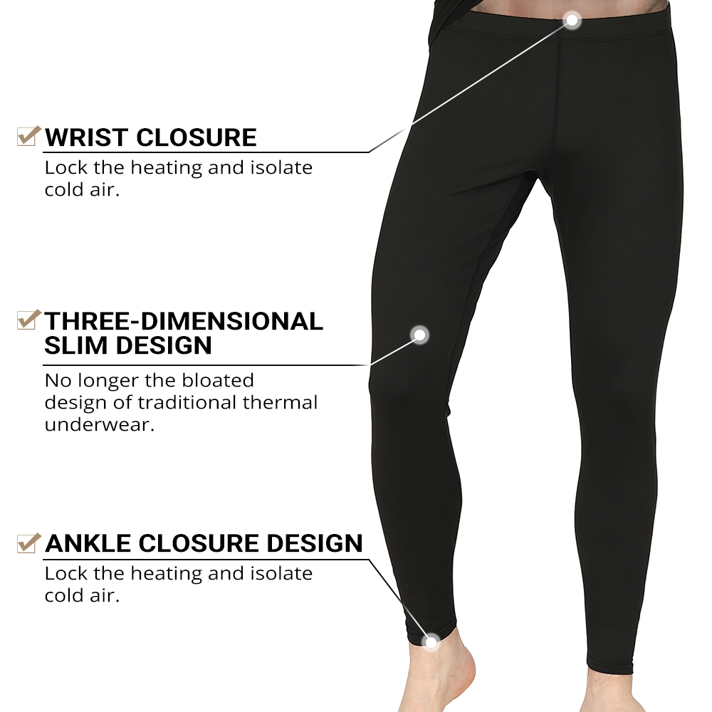 Men's Winter Thermal Underwear - Thermal Base Layer avaliação e preço