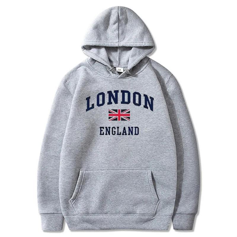 London England Hoodie Men's Ho - Winter Clothing London avaliação e preço