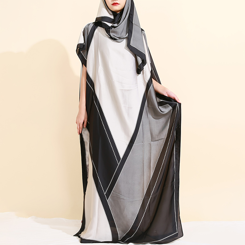 Elegant Muslim Long Dress Sequ - Winter Clothing Malaysia avaliação e preço