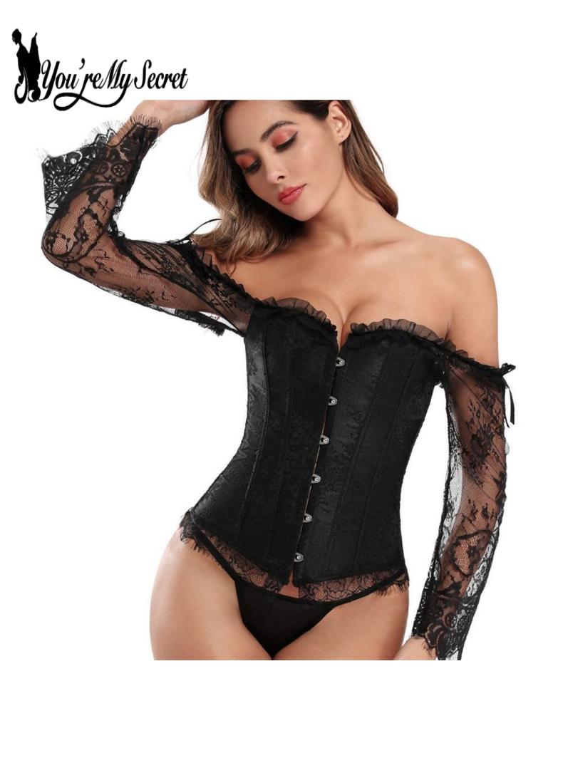 Gothic Long Sleeved Corset Wom - Winter Clothing Dress Up avaliação e preço