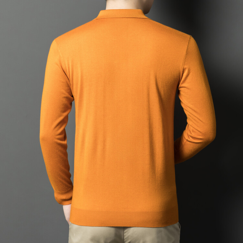 Men's pullover sweater with V- - Quality Winter Clothing avaliação e preço
