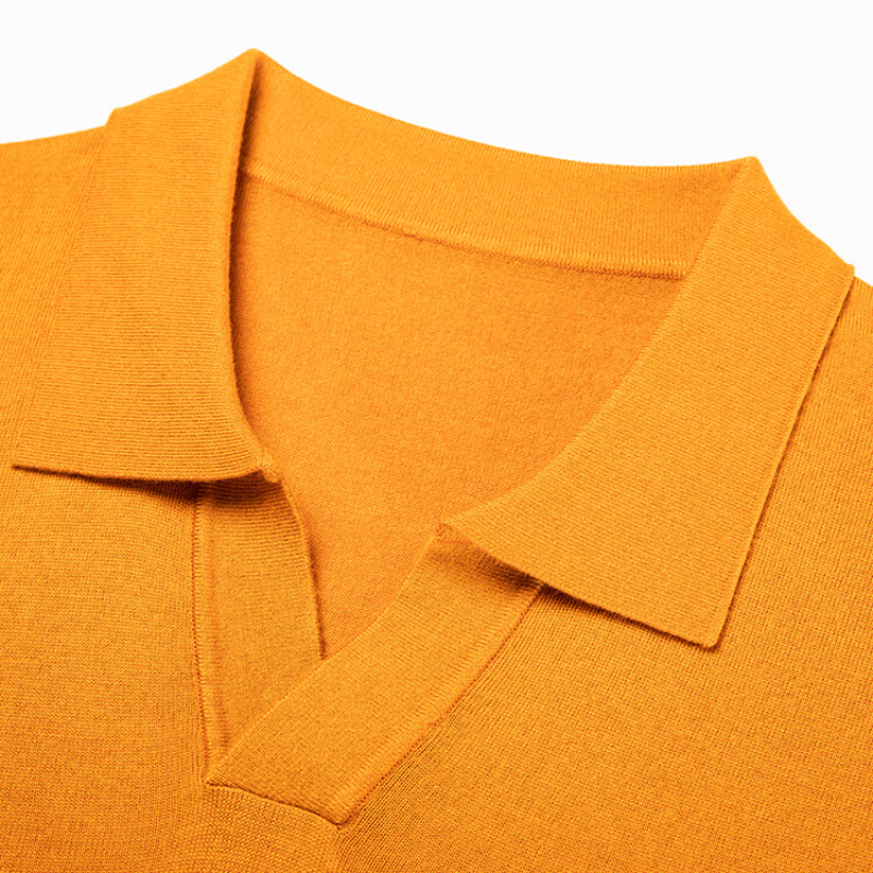 Men's pullover sweater with V- - Quality Winter Clothing avaliação e preço