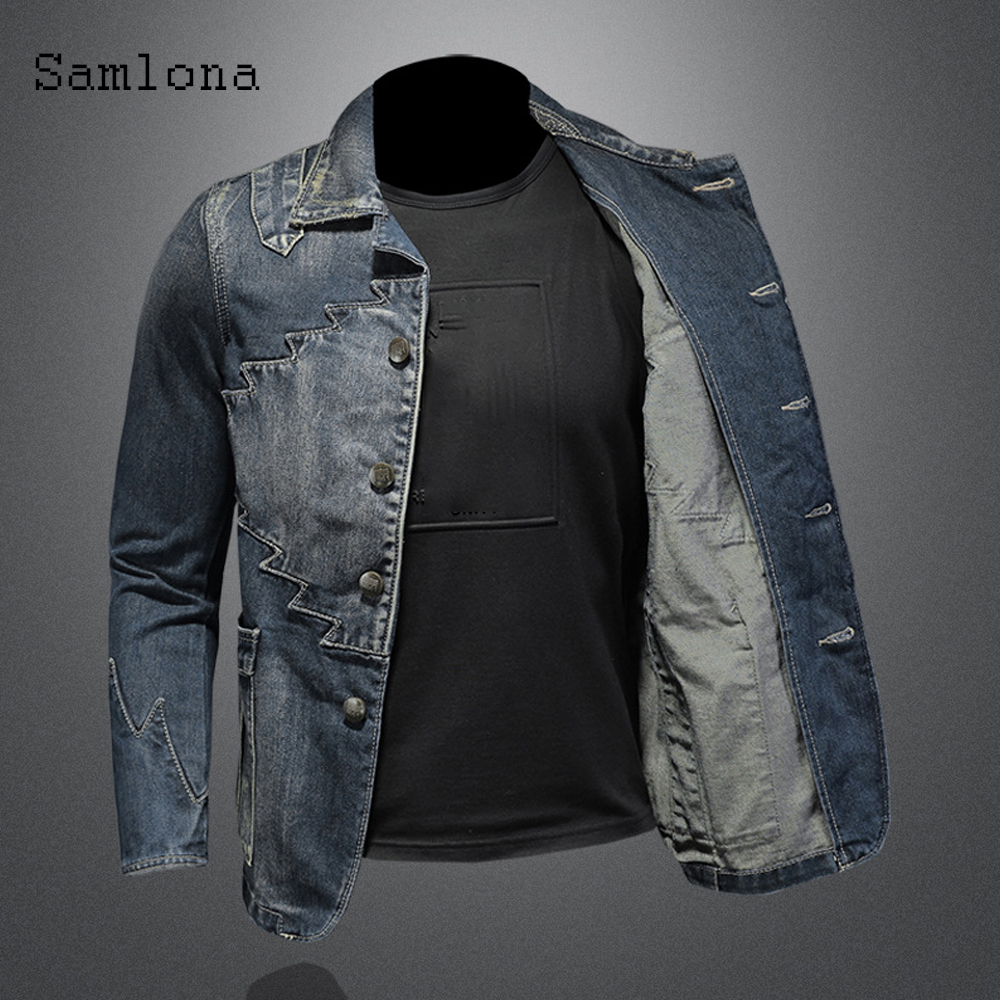 2025 Single Breasted Mens Deni - Winter Clothing Men Style avaliação e preço