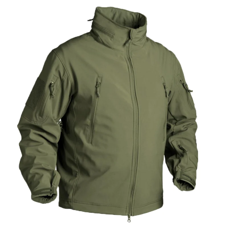 Men's Winter Autumn Softshell  - Windproof Jacket Softshell avaliação e preço