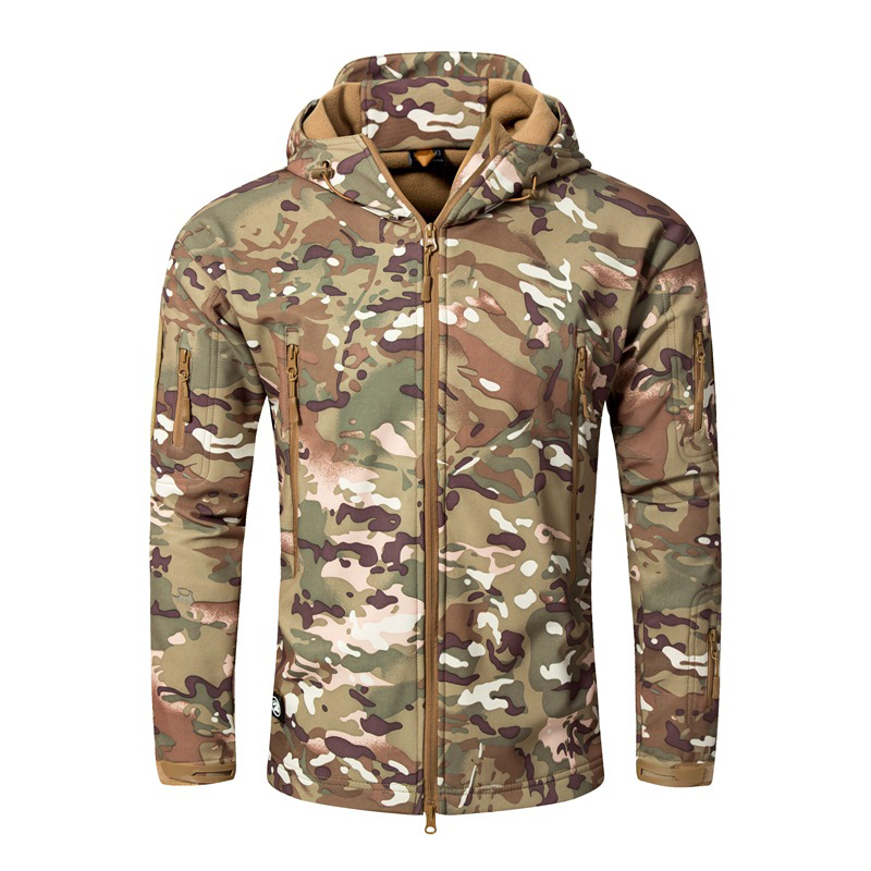 Men Outdoor TAD Shark Skin Sof - Windproof Jacket Softshell avaliação e preço