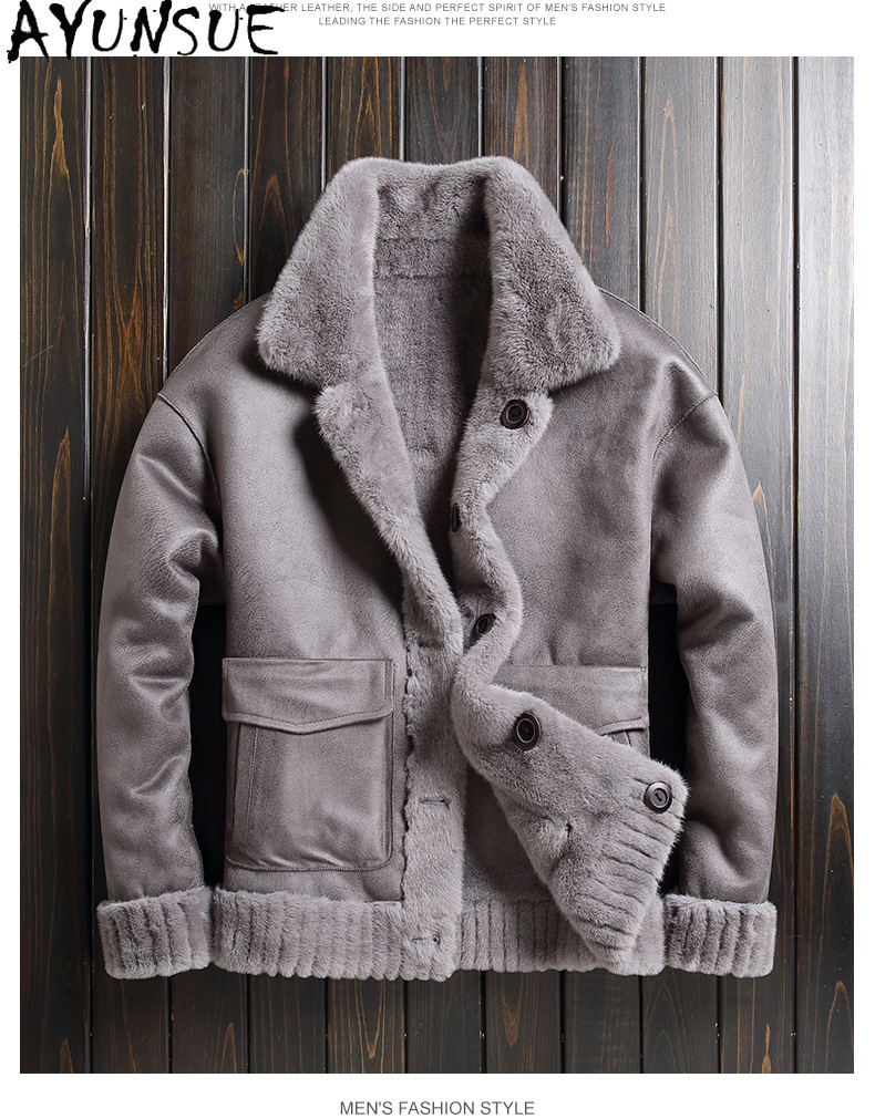 AYUNSUE Winter Faux Mink Fur M - Quality Winter Clothing avaliação e preço