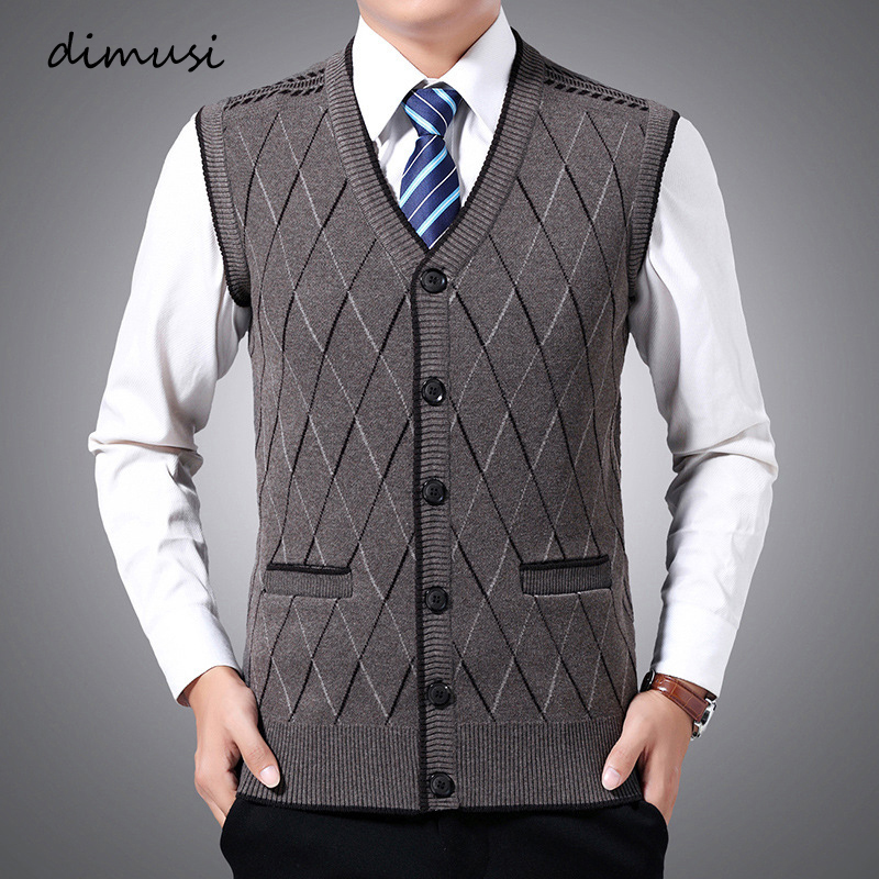 DIMUSI Winter Men's Sleeveless - Winter Clothing Men Style avaliação e preço