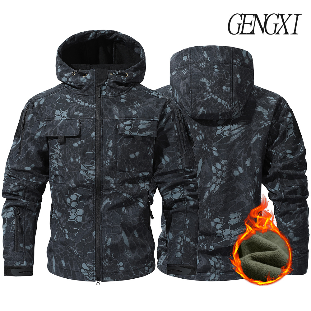 Outdoor Softshell FleeceLined  - Windproof Jacket Softshell avaliação e preço