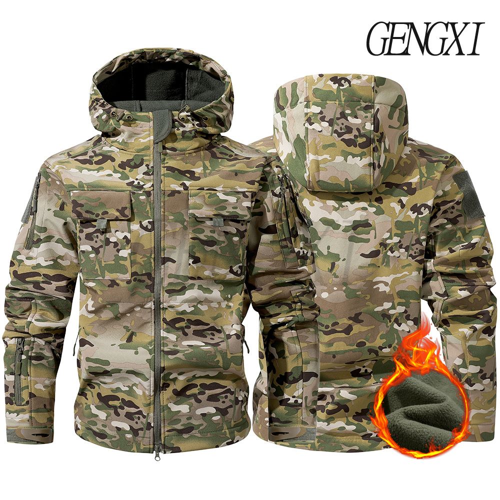 Outdoor Softshell FleeceLined  - Windproof Jacket Softshell avaliação e preço