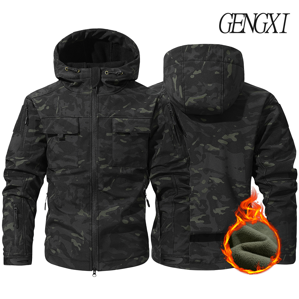 Outdoor Softshell FleeceLined  - Windproof Jacket Softshell avaliação e preço