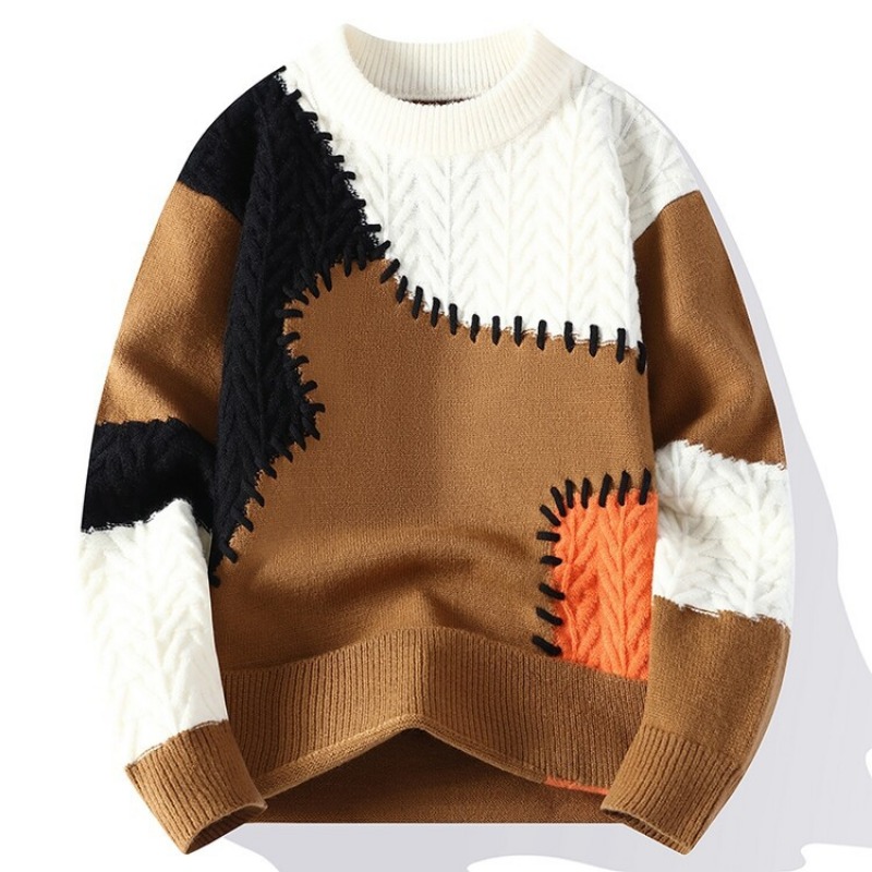 New Fashion Men O-Neck Pullove - Quality Winter Clothing avaliação e preço