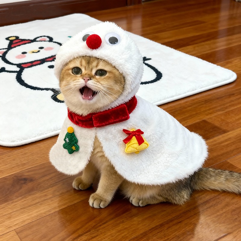 Cat Christmas Cloak Winter Pet - Winter Clothing Dress Up avaliação e preço