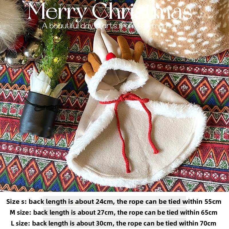 Cat Christmas Cloak Winter Pet - Winter Clothing Dress Up avaliação e preço