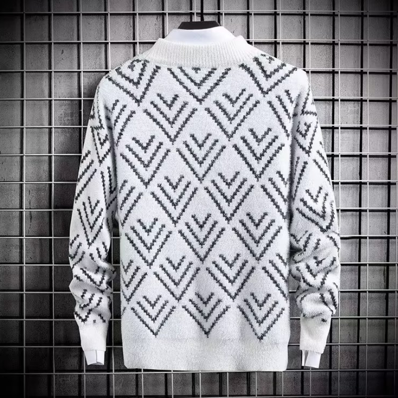 Autumn Winter Men's Sweater Pl - Winter Clothing Men Style avaliação e preço