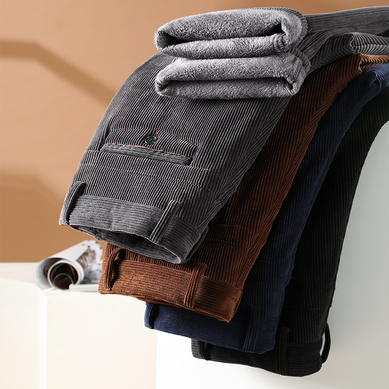 Winter Men's Fleece Corduroy P - Winter Clothing Men Style avaliação e preço