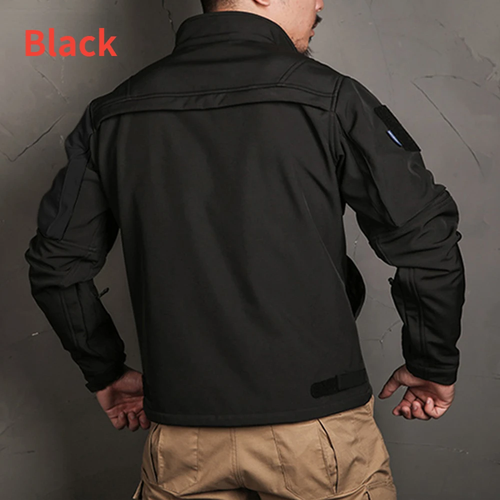 Men's Tactical Sets Winter Sha - Windproof Jacket Softshell avaliação e preço