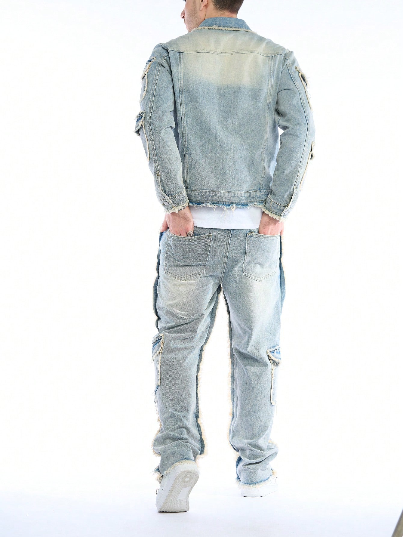 High-Quality Men's Washed Deni - Quality Winter Clothing avaliação e preço
