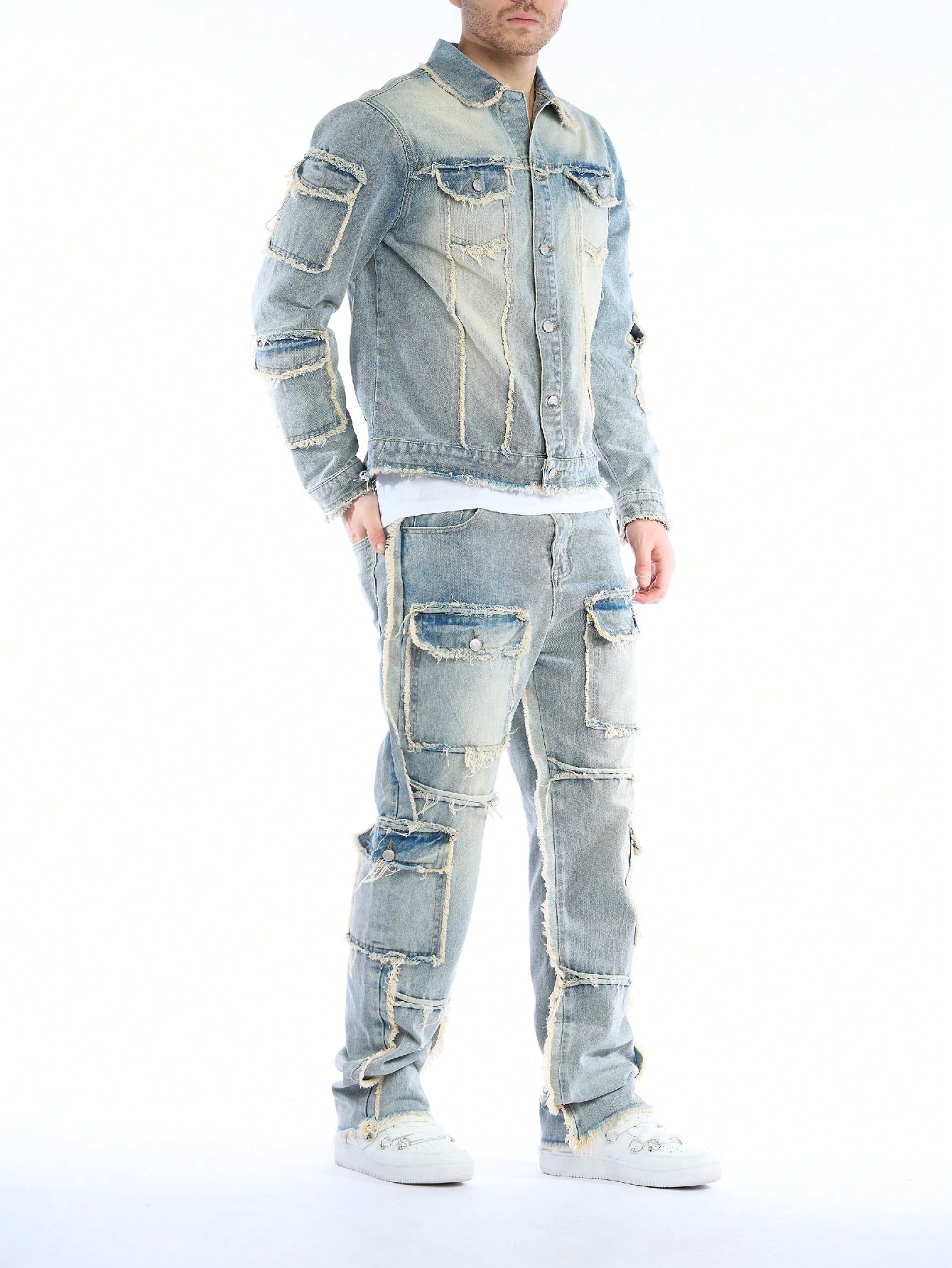 High-Quality Men's Washed Deni - Quality Winter Clothing avaliação e preço