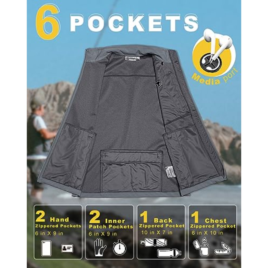 33000Feet Men's Windproof Ligh - Windproof Jacket Softshell avaliação e preço