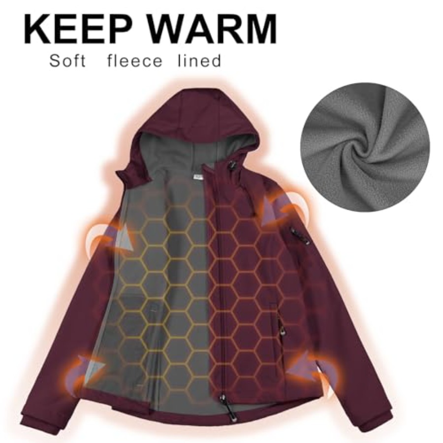 33, 000Feet Women's Softshell  - Windproof Jacket Softshell avaliação e preço
