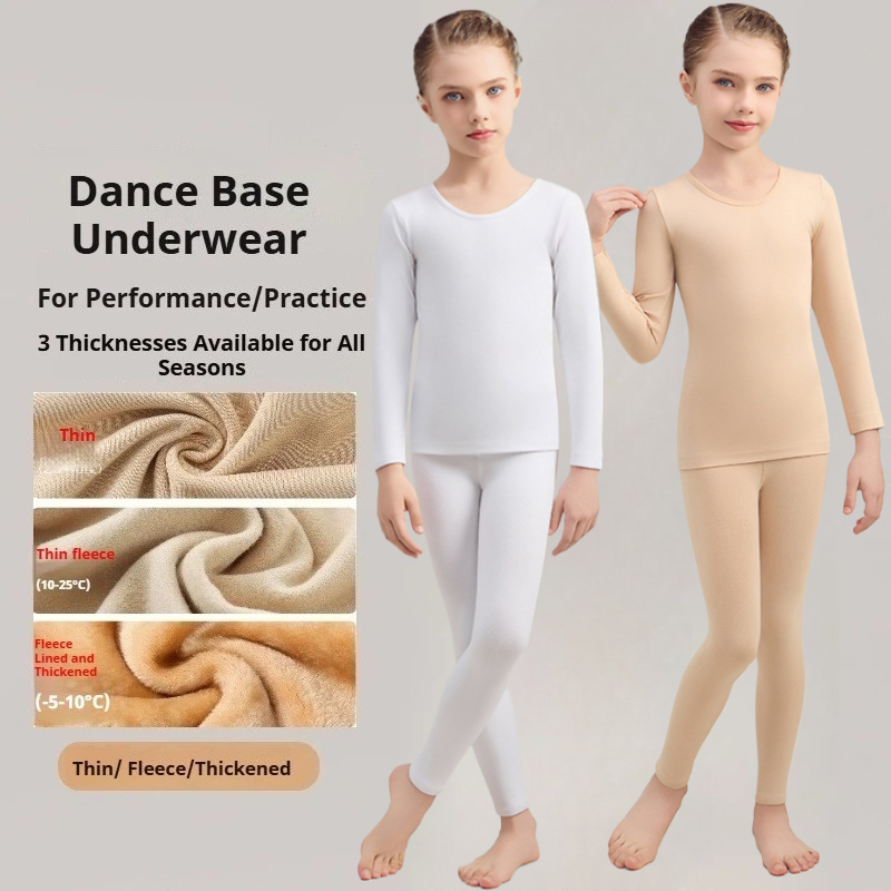Girls Nude Dance Baselayer Set - Thermal Base Layer avaliação e preço