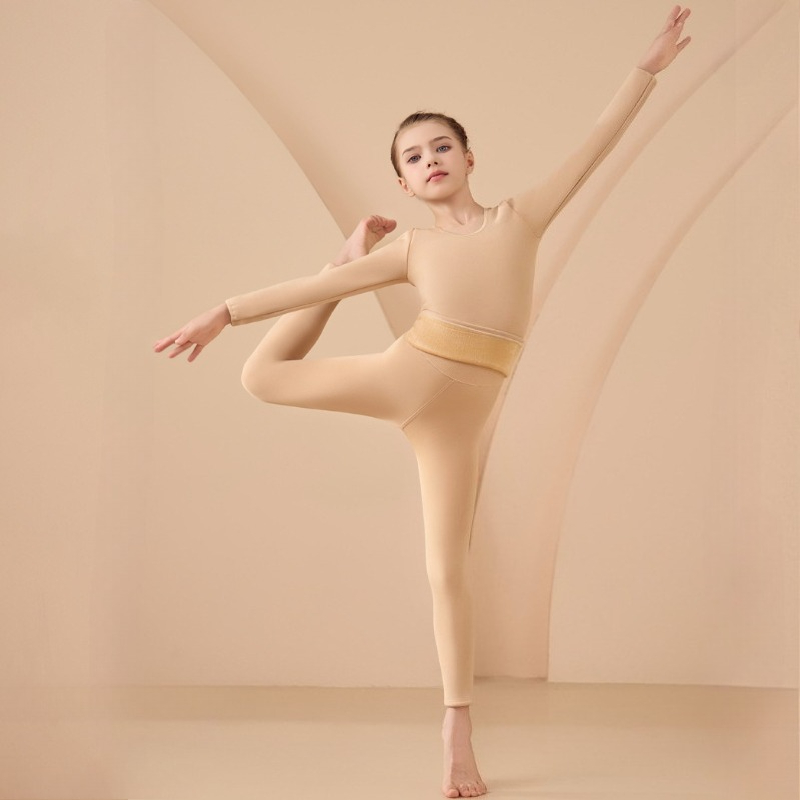 Girls Nude Dance Baselayer Set - Thermal Base Layer avaliação e preço