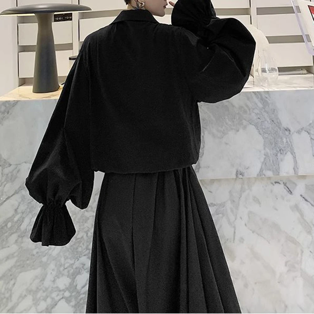 Mens Ruffled Long-Sleeved Shir - Winter Clothing Dress Up avaliação e preço