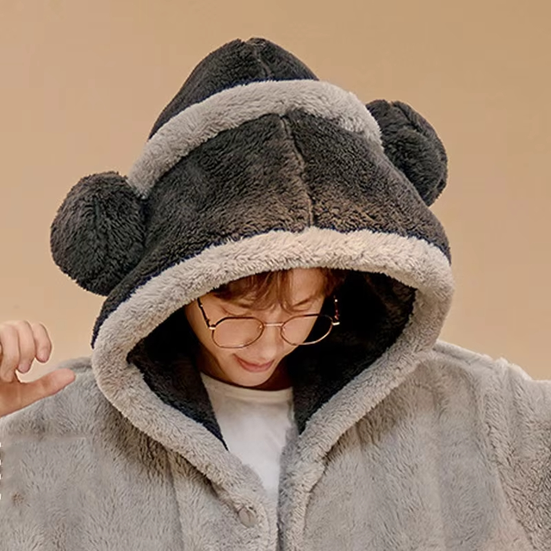 One Piece Luffy Bathrobe Anime - Winter Clothing Men Style avaliação e preço
