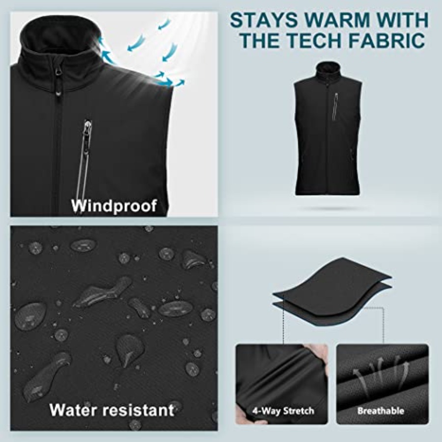 33000Feet Men's Windproof Ligh - Windproof Jacket Softshell avaliação e preço