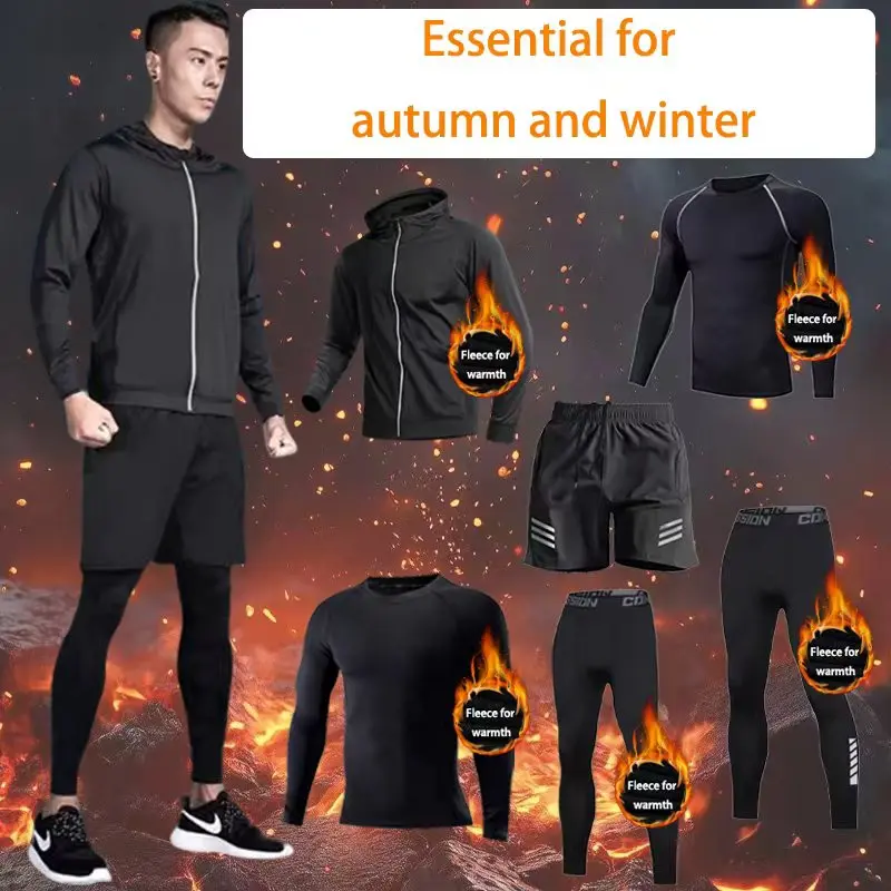 2025 Men's Outdoor Sports Set  - Thermal Base Layer avaliação e preço