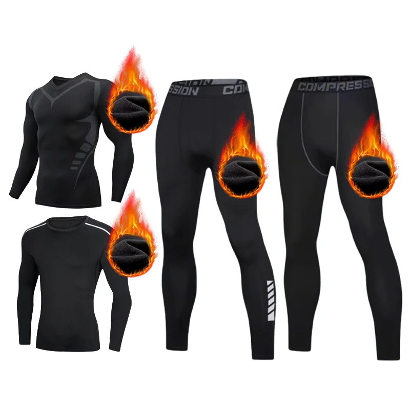 2025 Men's Outdoor Sports Set  - Thermal Base Layer avaliação e preço