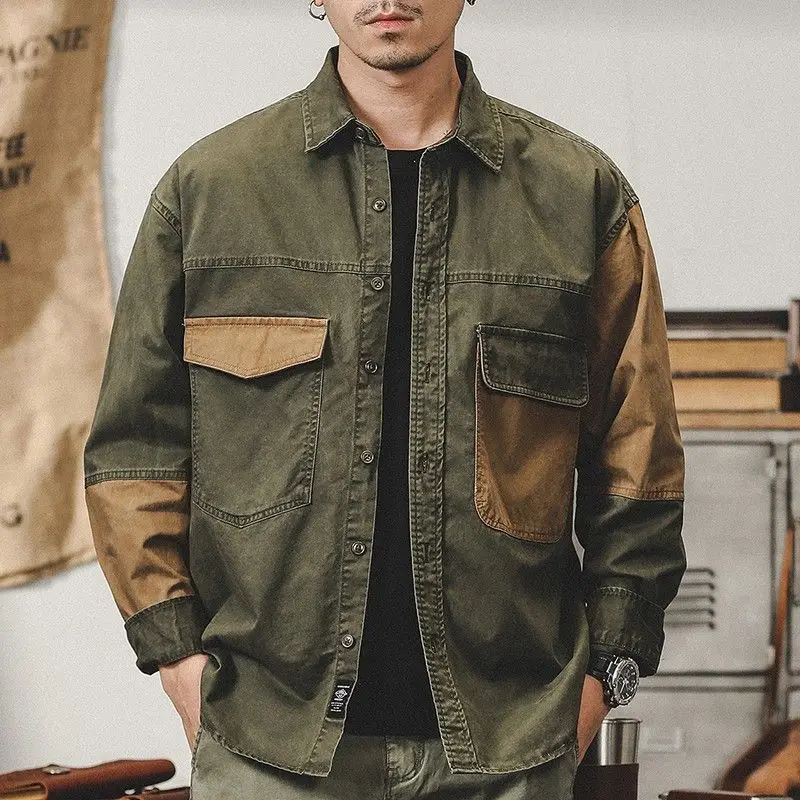 Denim Jackets Man Button Cowbo - Winter Clothing Men Style avaliação e preço
