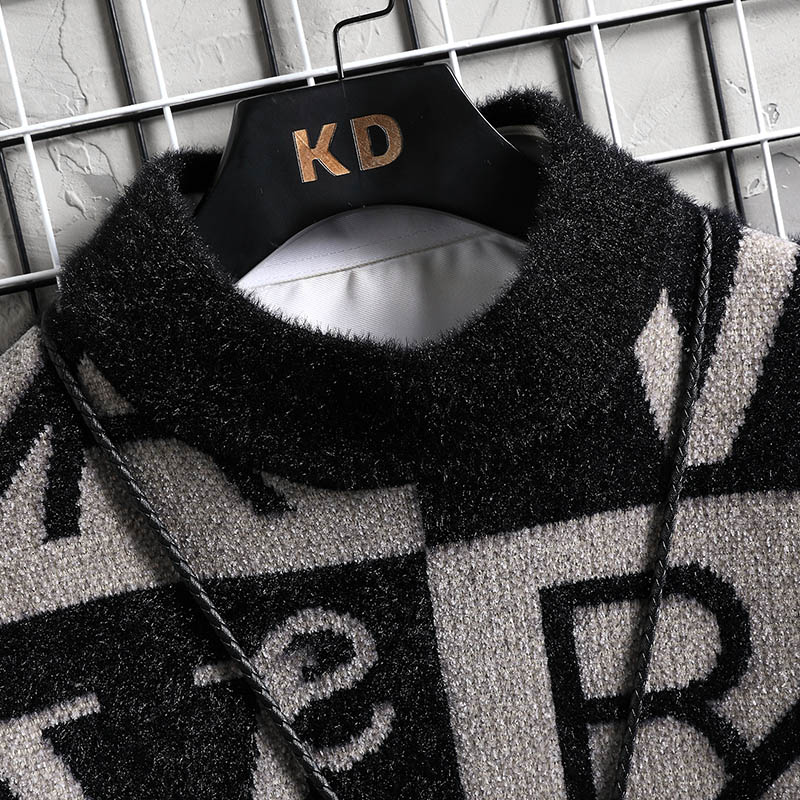 Men Knitted Sweater Stripe Pul - Quality Winter Clothing avaliação e preço